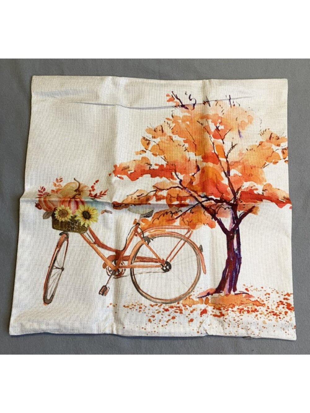 Bontalc Decorative Pillow Covers 18x18 Set of 4 Fall themed Pillows cases. NWT.
